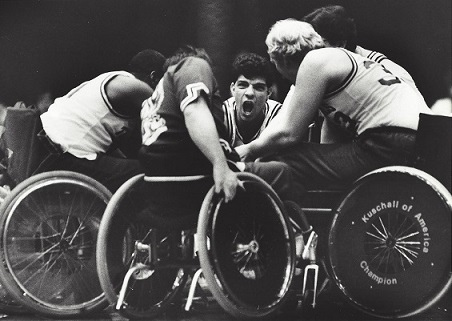 wheelchair basketball team
